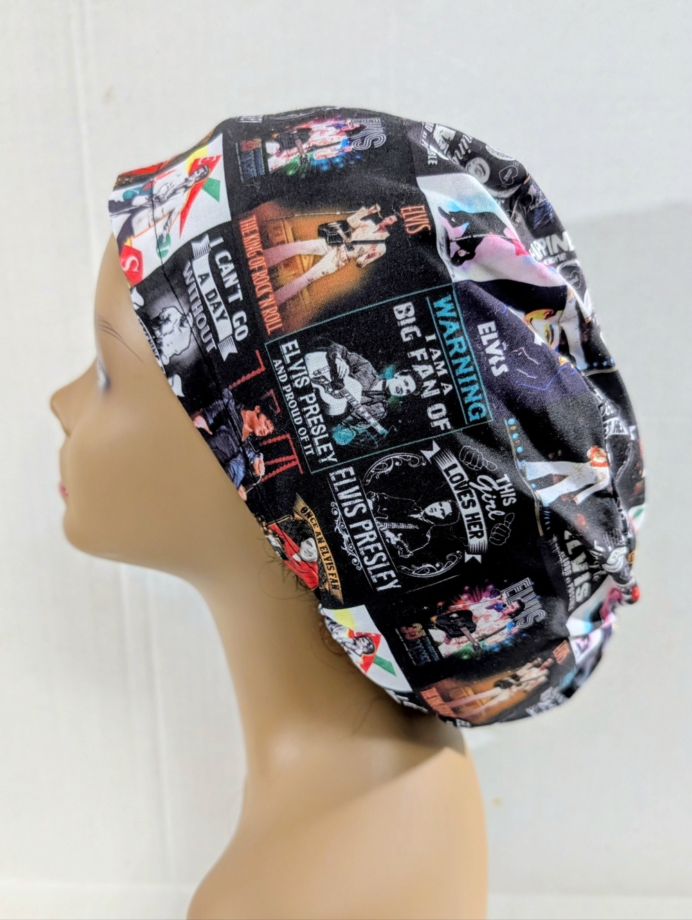 Elvis, Euro Style Scrub Cap, Scrub Cap, Chemo Hat